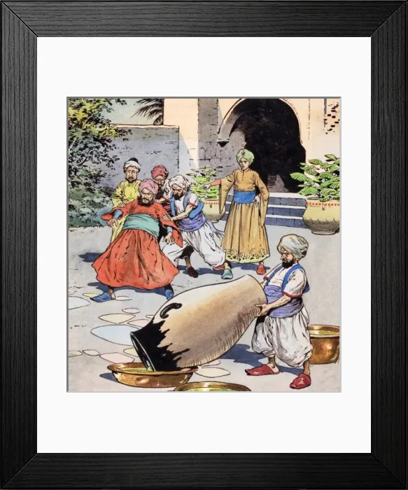Framed Print : Ali Baba. From Playhour (1958) Framed Print : Ali Baba. From Playhour (1958)