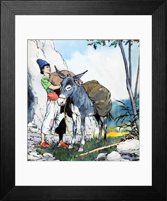Framed Print : Ali Baba. From Playhour (1958) Framed Print : Ali Baba. From Playhour (1958)