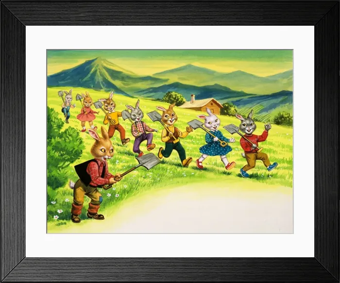 Framed Print : Bear Rabbit Framed Print : Bear Rabbit