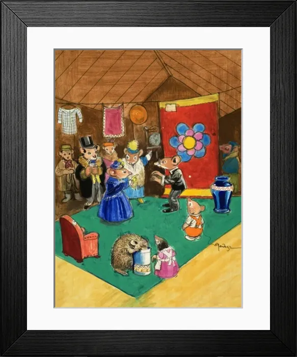 Framed Print : Town Mouse and Country Mouse Framed Print : Town Mouse and Country Mouse