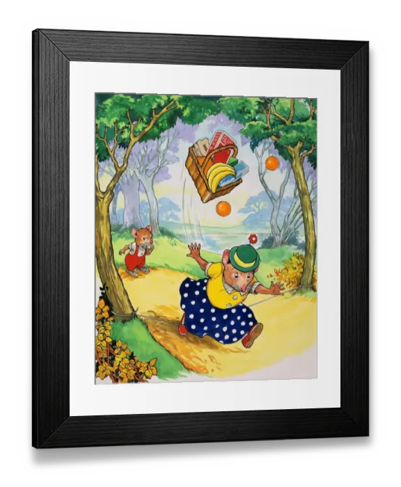 Framed Print : Town Mouse and Country Mouse Framed Print : Town Mouse and Country Mouse