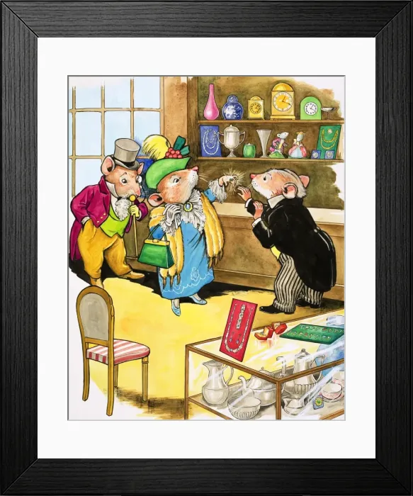 Framed Print : Town Mouse and Country Mouse Framed Print : Town Mouse and Country Mouse