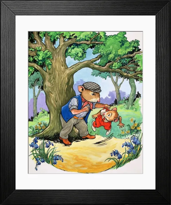 Framed Print : Town Mouse and Country Mouse Framed Print : Town Mouse and Country Mouse