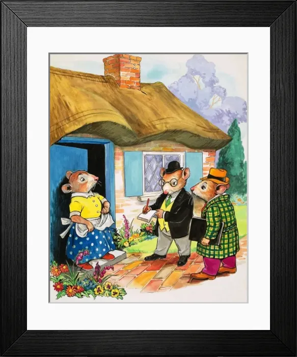 Framed Print : Town Mouse and Country Mouse Framed Print : Town Mouse and Country Mouse