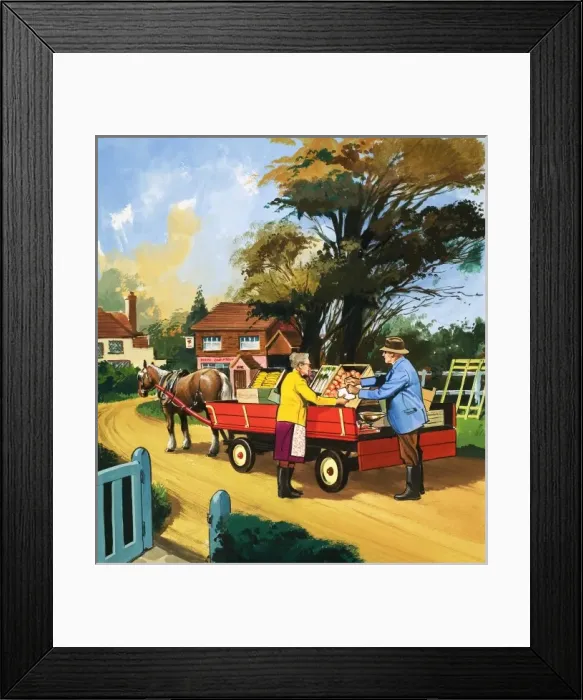 Framed Print : Fruit and Vegetable Seller Framed Print : Fruit and Vegetable Seller