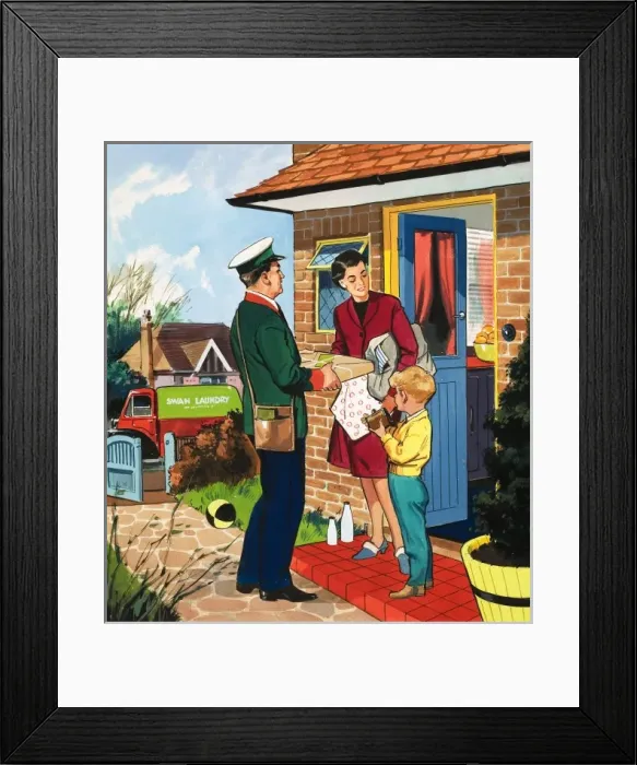 Framed Print : The Laundryman Framed Print : The Laundryman