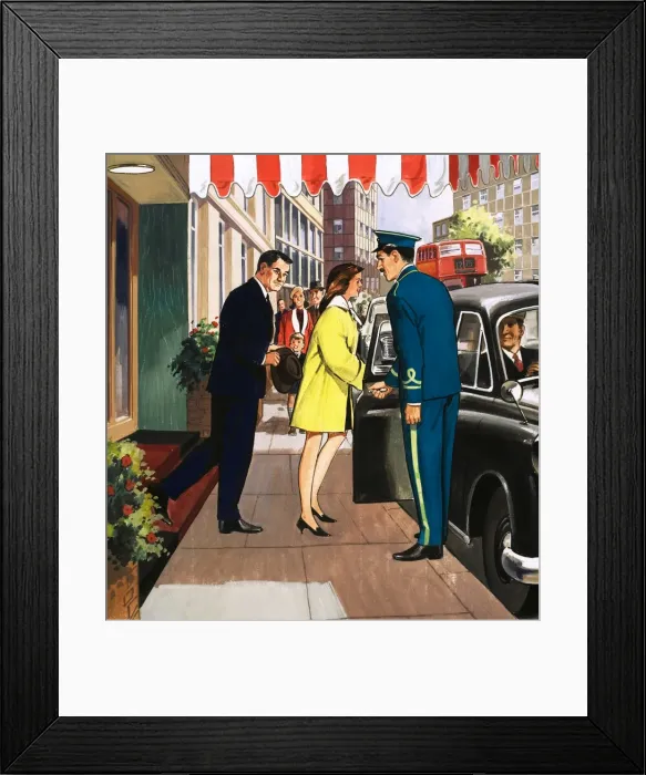 Framed Print : Hotel doorman Framed Print : Hotel doorman