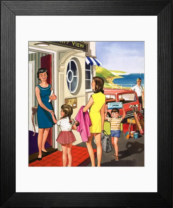 Framed Print : Holiday Rep Framed Print : Holiday Rep