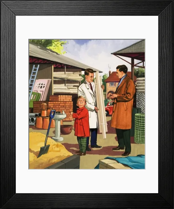 Framed Print : Timber merchant Framed Print : Timber merchant
