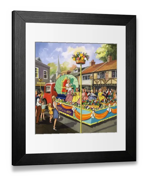 Framed Print : May Queen. People You See. May Queen. From Teddy Bear (11 May (year unknown)) Framed Print : May Queen. People You See. May Queen. From Teddy Bear (11 May (year unknown))
