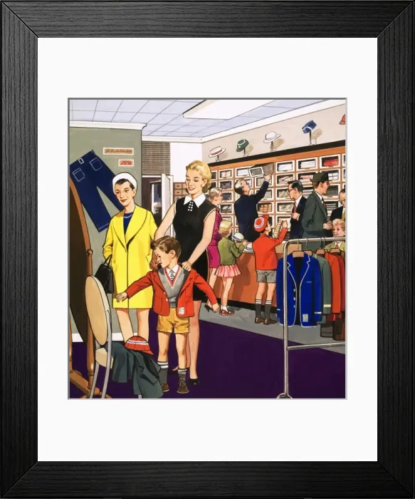 Framed Print : Shop assistant Framed Print : Shop assistant