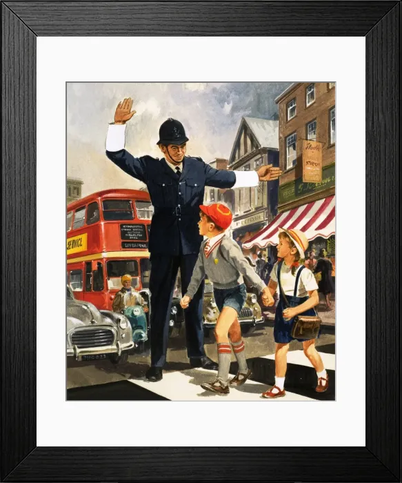 Framed Print : Policeman. People You See. Policeman. From Teddy Bear (12 October 1963) Framed Print : Policeman. People You See. Policeman. From Teddy Bear (12 October 1963)