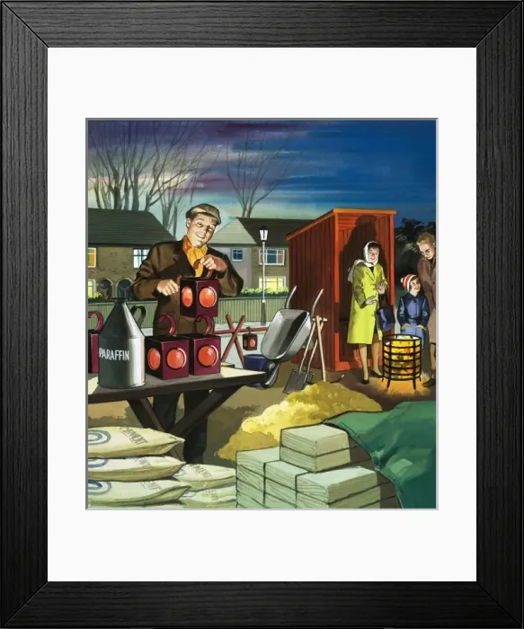 Framed Print : Night Watchman Framed Print : Night Watchman