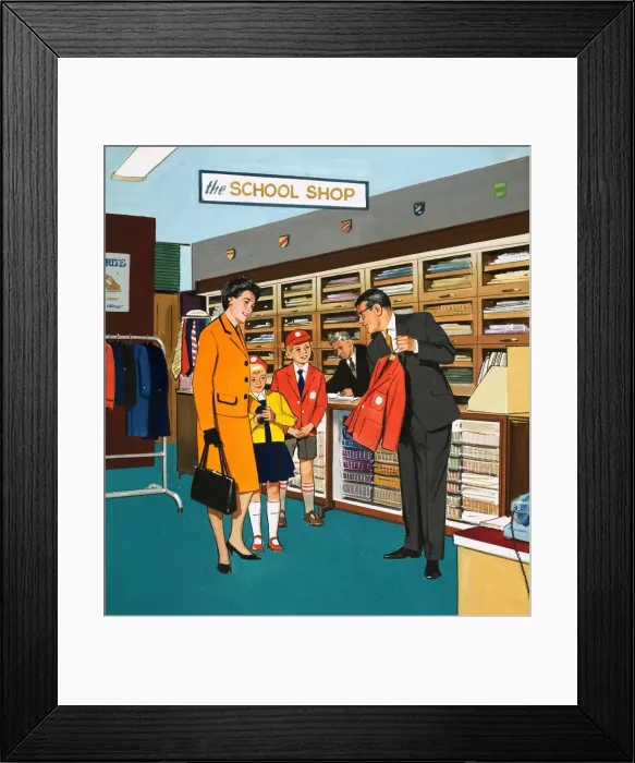 Framed Print : Shop assistant Framed Print : Shop assistant