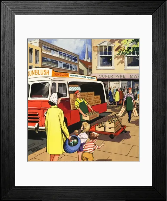 Framed Print : Delivery man Framed Print : Delivery man