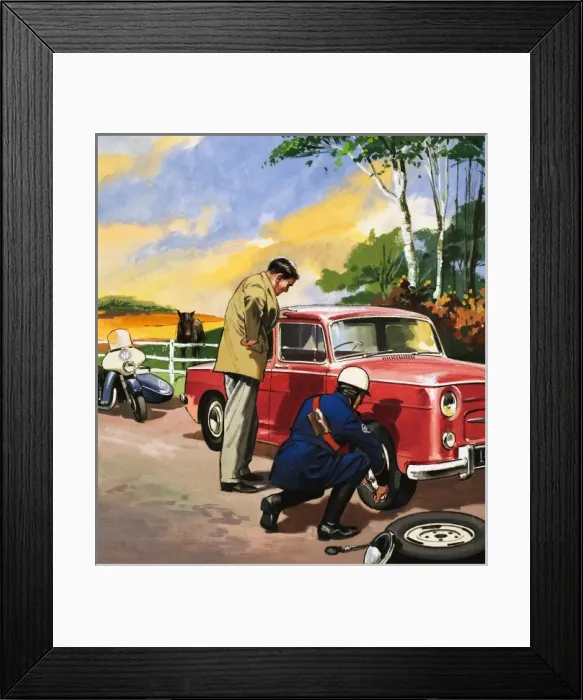 Framed Print : RAC repairman Framed Print : RAC repairman