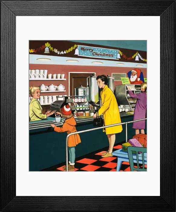 Framed Print : Canteen staff Framed Print : Canteen staff