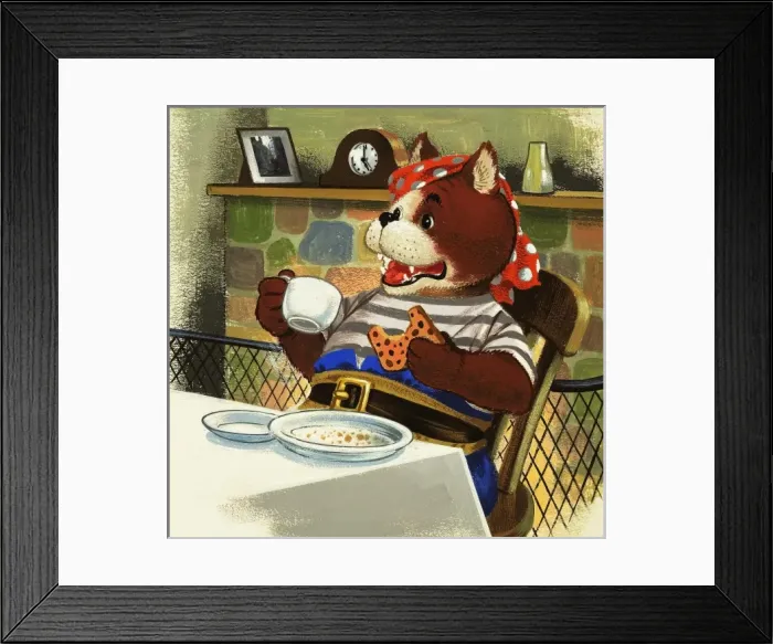 Framed Print : Jolly Dogs of Dogsville Framed Print : Jolly Dogs of Dogsville