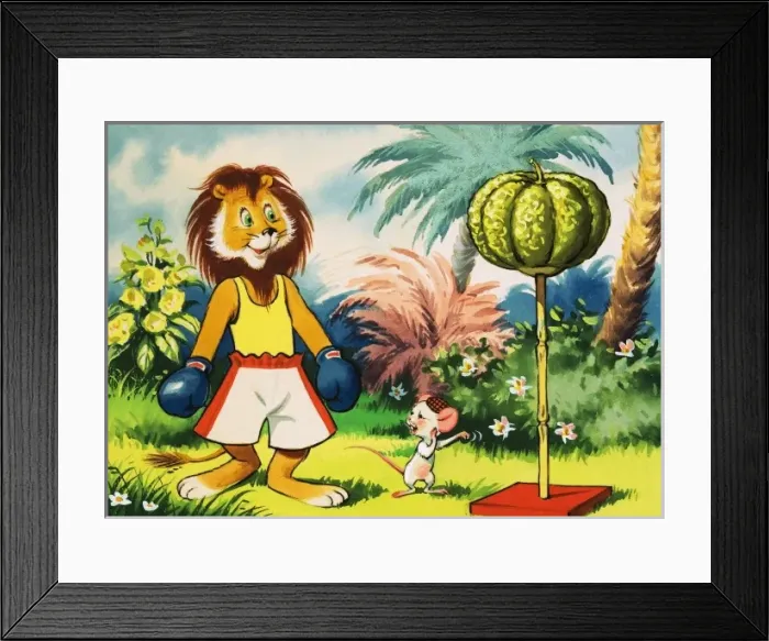 Framed Print : Leo the Friendly Lion Framed Print : Leo the Friendly Lion