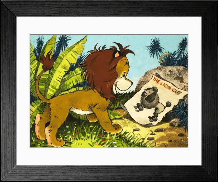 Framed Print : Leo the Friendly Lion Framed Print : Leo the Friendly Lion