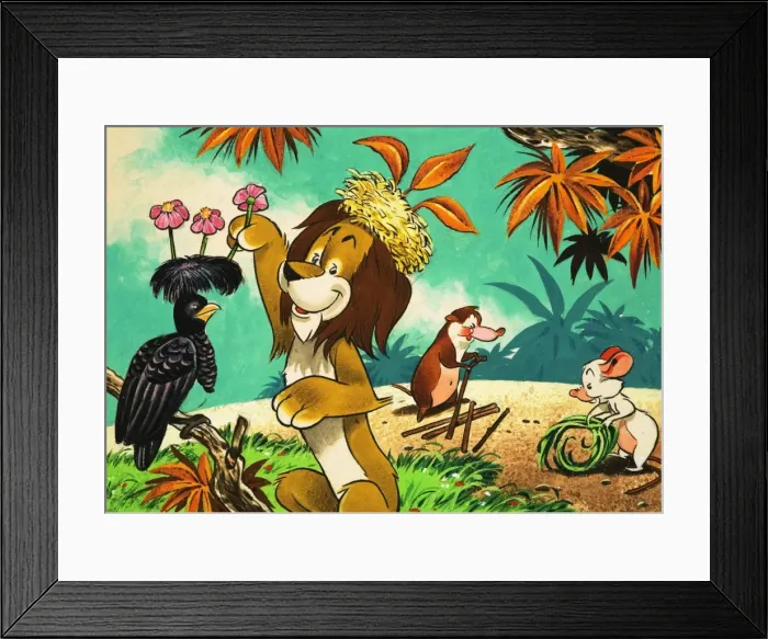Framed Print : Leo the Friendly Lion Framed Print : Leo the Friendly Lion