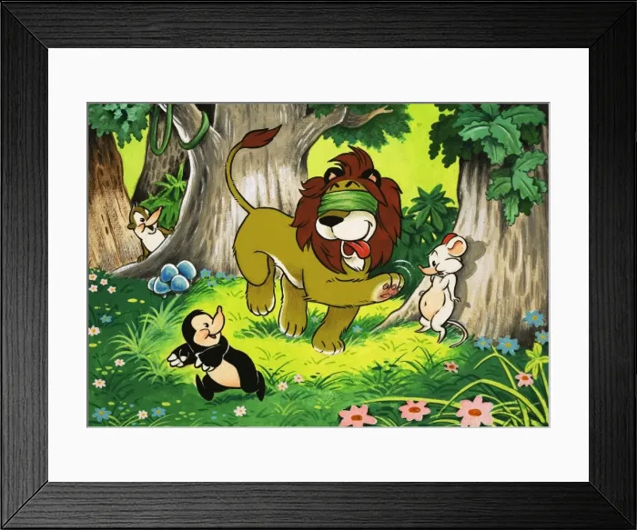 Framed Print : Leo the Friendly Lion Framed Print : Leo the Friendly Lion