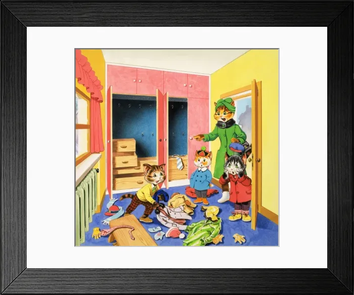 Framed Print : Num Num and his Funny Family Framed Print : Num Num and his Funny Family