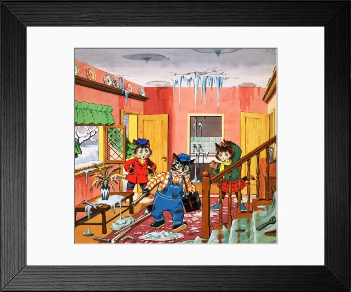 Framed Print : Num Num and his Funny Family Framed Print : Num Num and his Funny Family