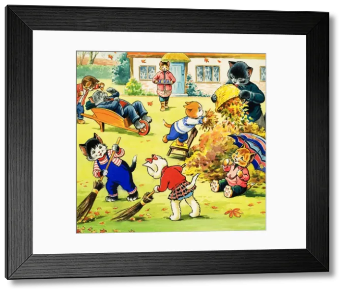 Framed Print : Num Num and his Funny Family Framed Print : Num Num and his Funny Family