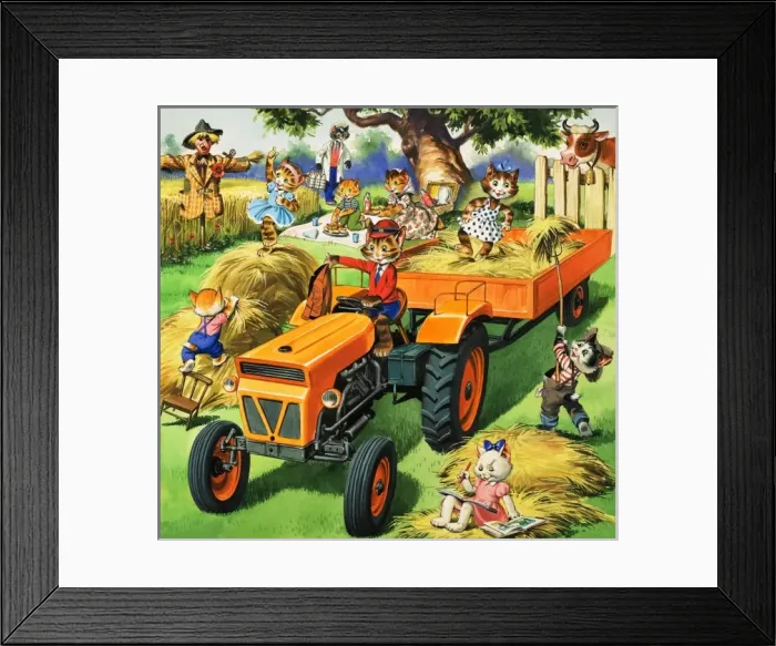 Framed Print : Num Num and his Funny Family Framed Print : Num Num and his Funny Family