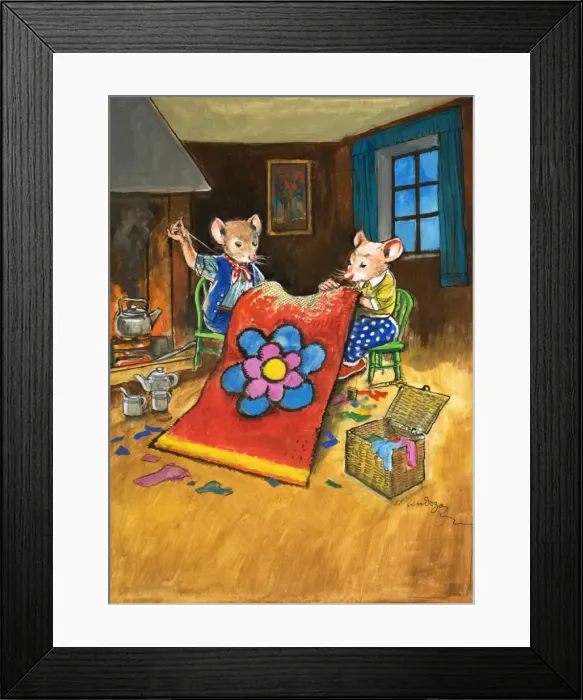 Framed Print : Town Mouse and Country Mouse Framed Print : Town Mouse and Country Mouse