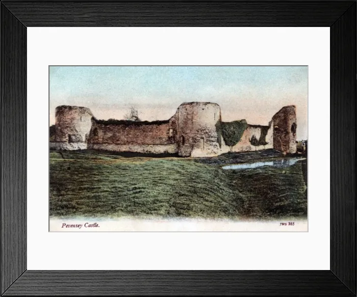 Framed Print : Pevensey Castle, East Sussex Framed Print : Pevensey Castle, East Sussex