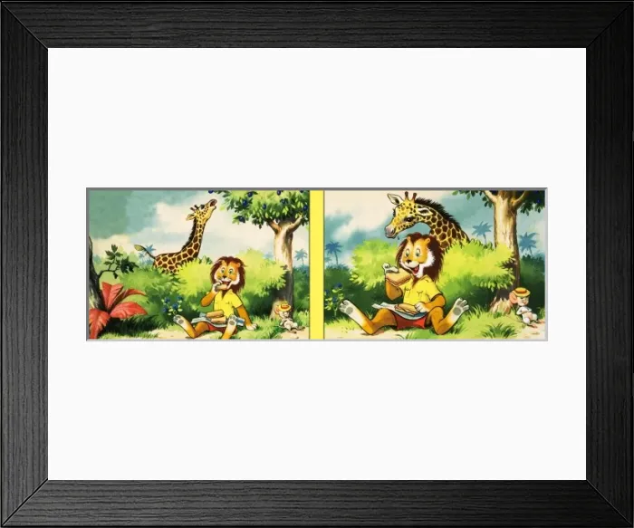 Framed Print : Leo the Friendly Lion Framed Print : Leo the Friendly Lion
