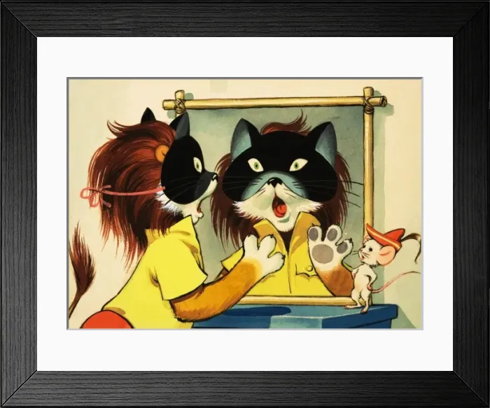 Framed Print : Leo the Friendly Lion Framed Print : Leo the Friendly Lion