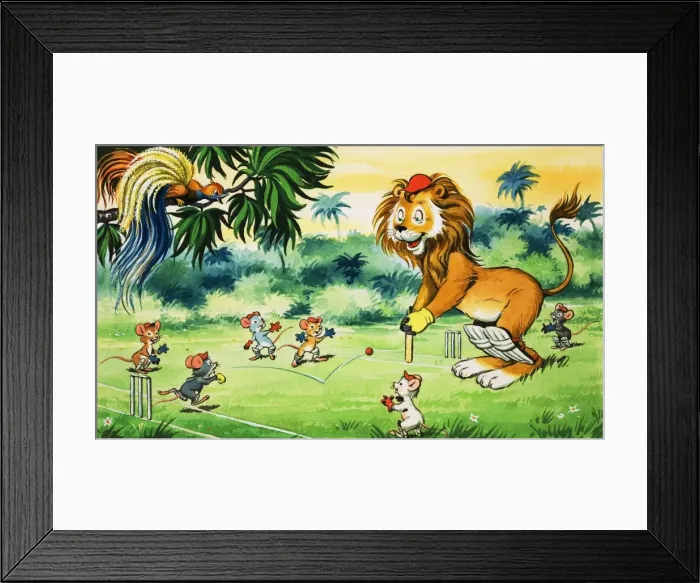 Framed Print : Leo the Friendly Lion Framed Print : Leo the Friendly Lion