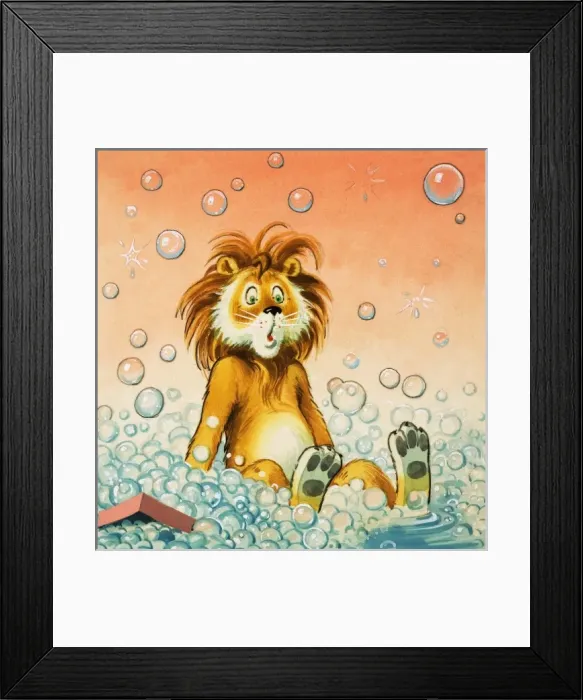 Framed Print : Leo the Friendly Lion Framed Print : Leo the Friendly Lion