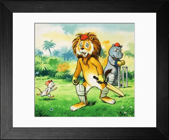 Framed Print : Leo the Friendly Lion Framed Print : Leo the Friendly Lion