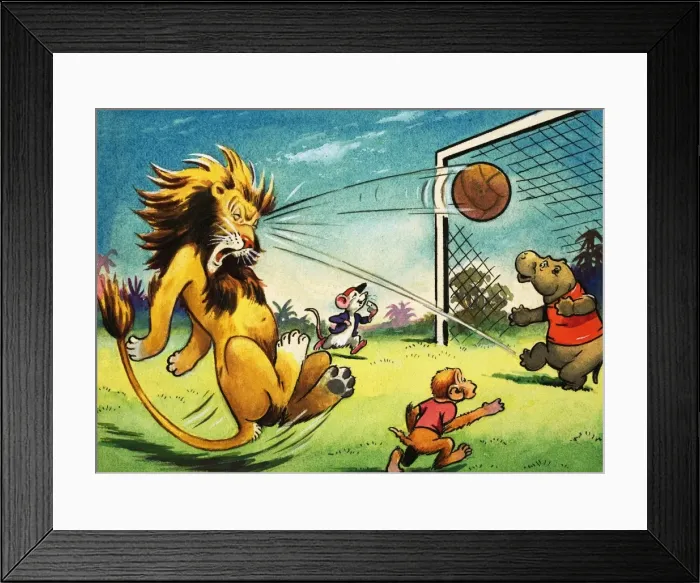 Framed Print : Leo the Friendly Lion Framed Print : Leo the Friendly Lion