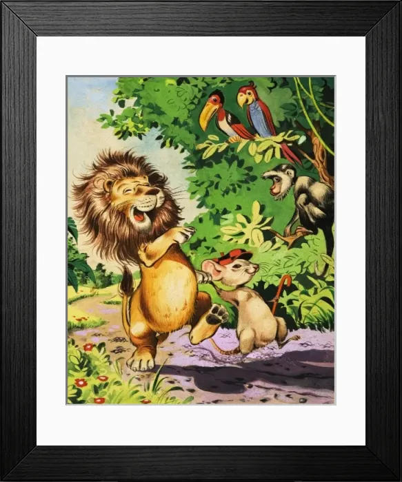 Framed Print : Leo the Friendly Lion Framed Print : Leo the Friendly Lion