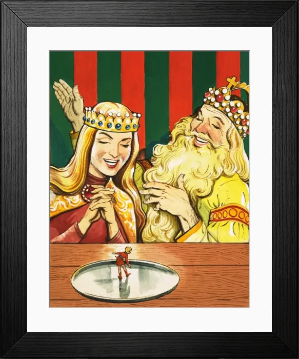 Framed Print : The Story of Tom Thumb Framed Print : The Story of Tom Thumb
