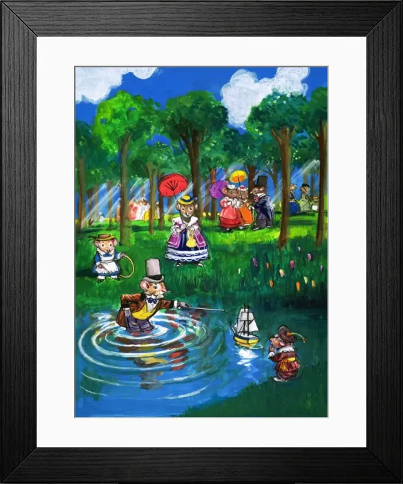 Framed Print : Town Mouse and Country Mouse Framed Print : Town Mouse and Country Mouse