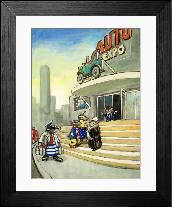 Framed Print : Town Mouse and Country Mouse Framed Print : Town Mouse and Country Mouse