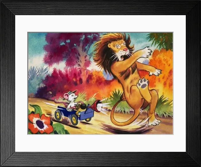 Framed Print : Leo the Friendly Lion Framed Print : Leo the Friendly Lion