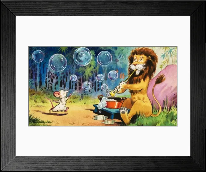 Framed Print : Leo the Friendly Lion Framed Print : Leo the Friendly Lion