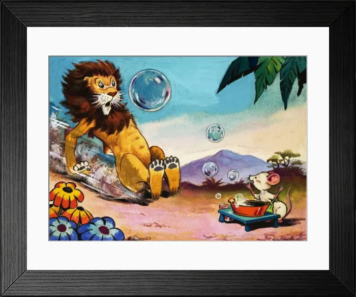 Framed Print : Leo the Friendly Lion Framed Print : Leo the Friendly Lion