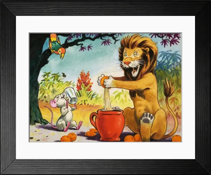 Framed Print : Leo the Friendly Lion Framed Print : Leo the Friendly Lion