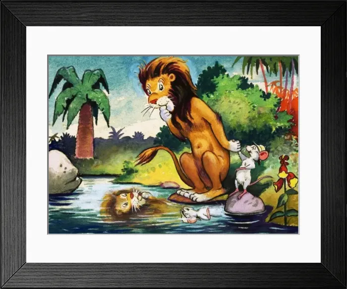 Framed Print : Leo the Friendly Lion Framed Print : Leo the Friendly Lion