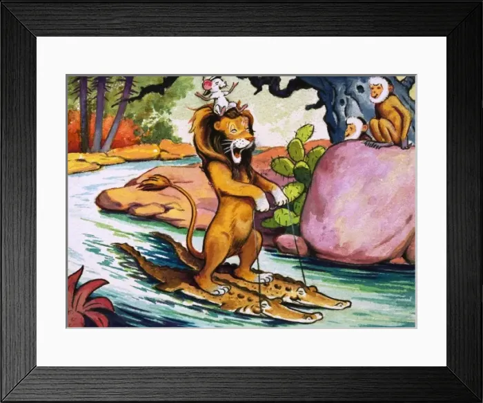 Framed Print : Leo the Friendly Lion Framed Print : Leo the Friendly Lion