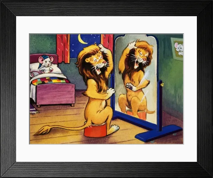 Framed Print : Leo the Friendly Lion Framed Print : Leo the Friendly Lion