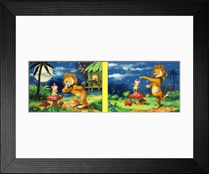 Framed Print : Leo the Friendly Lion Framed Print : Leo the Friendly Lion